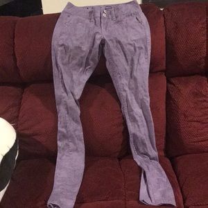 Rue 21 printed skinny jeans